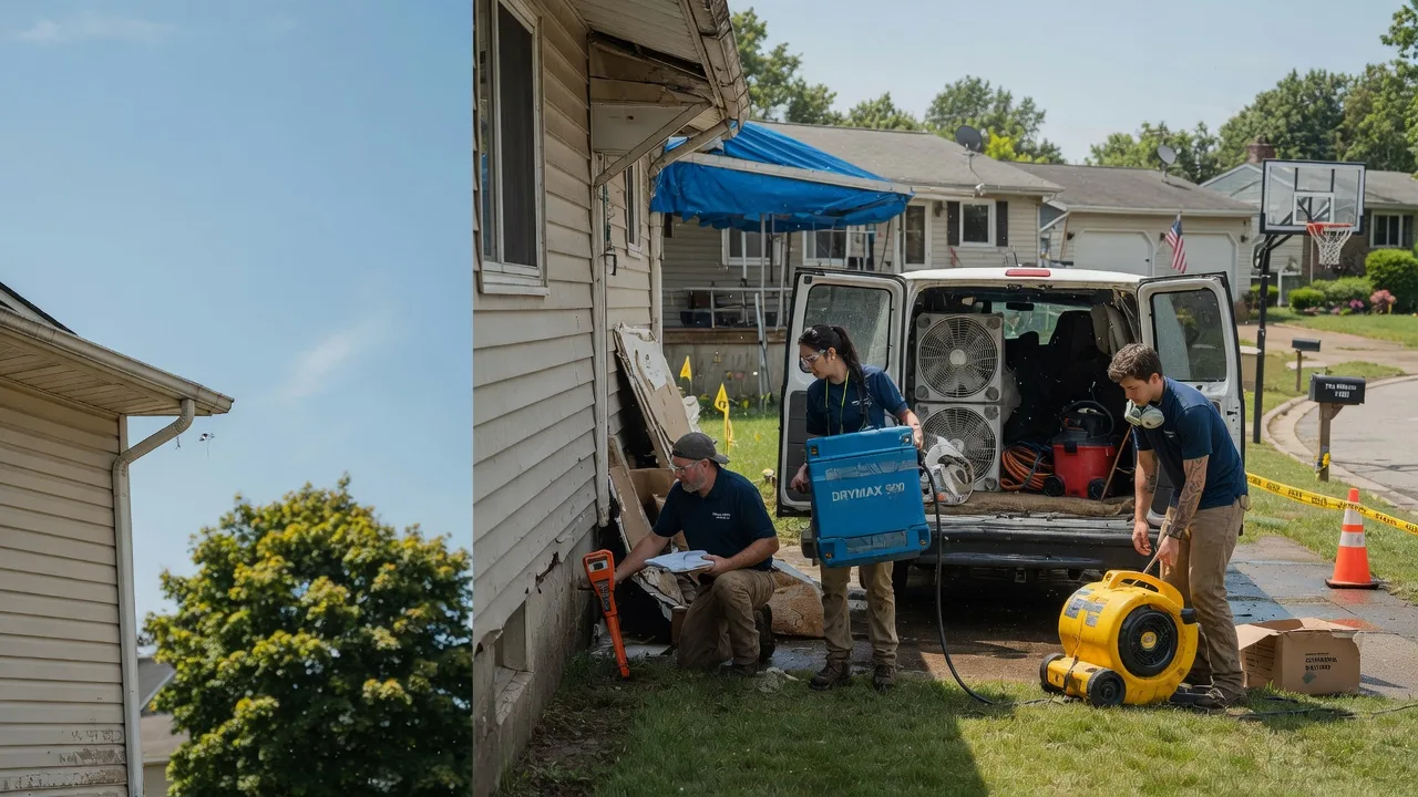Ceiling Leak Cleanup in Hastings, NY near me